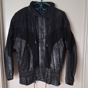 Women's Vintage Leather Jacket XL